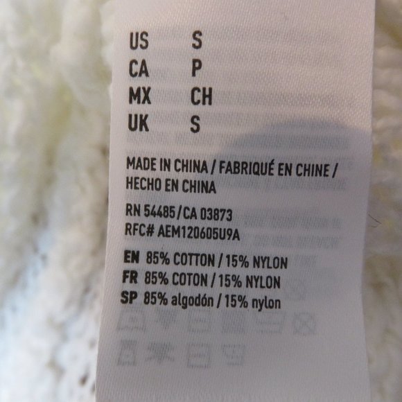 CLEARANCE NWT American Eagle Cream split open back sweater tank size S - Picture 5 of 9